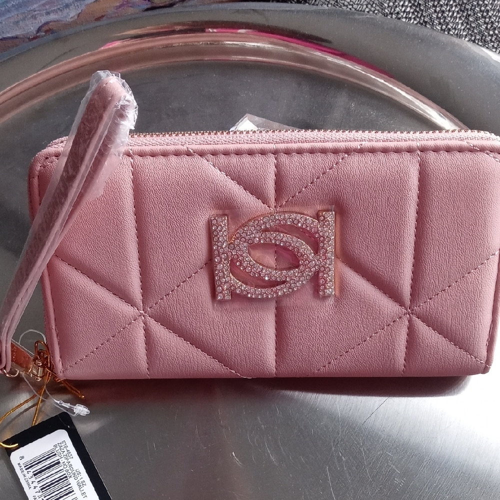 Wallet Long Bebe Elegant Pink Quilted